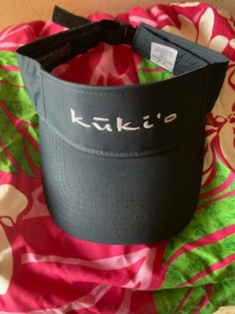 KUKIO HAWAII PRIVATE BEACH & GOLF CLUB VISOR HAT BIG ISLAND EXCLUSIVE RESORT XLT
